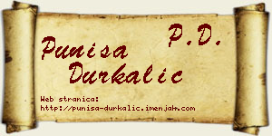 Puniša Durkalić vizit kartica